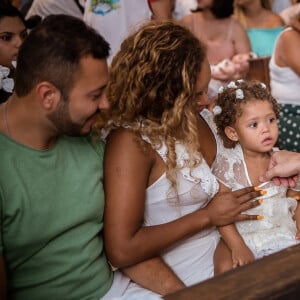 Roberta Rodrigues batizou a filha em uma na Paróquia e Santuário Nossa Senhora de Loreto