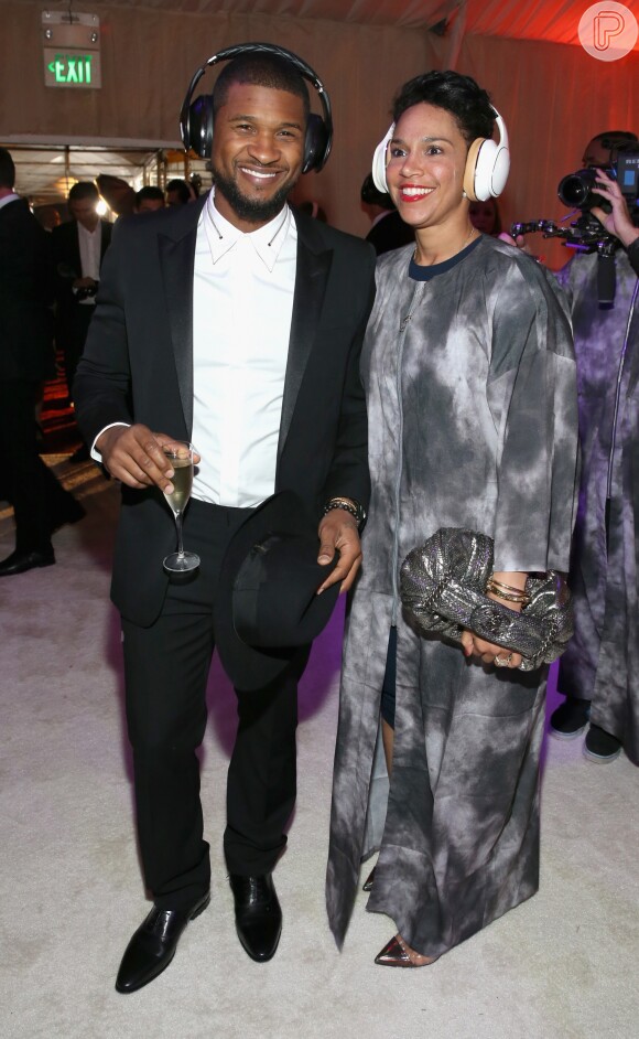 O cantor Usher e Grace Miguel casaram em setembro de 2015, depois de oito meses de noivado e seis anos de namoro. Eles anunciaram o fim do relacionamento em março de 2018