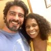 Junno Andrade e a atriz Zezé Motta compõem o elenco da novela 'Boogie Oogie'