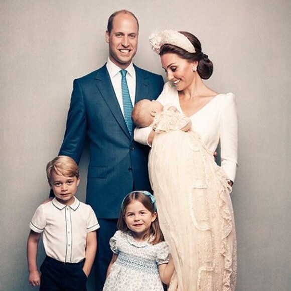 Kate Middleton e William batizaram o filho Louis em julho de 2018