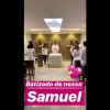 Andressa Suita e Gusttavo Lima batizam o filho caçula, Samuel, nesta terça-feira, dia 11 de dezembro de 2018