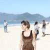 Deborah Secco roda cenas de 'Boa Sorte', dirigido por Carolina Jabor, na praia do Recreio