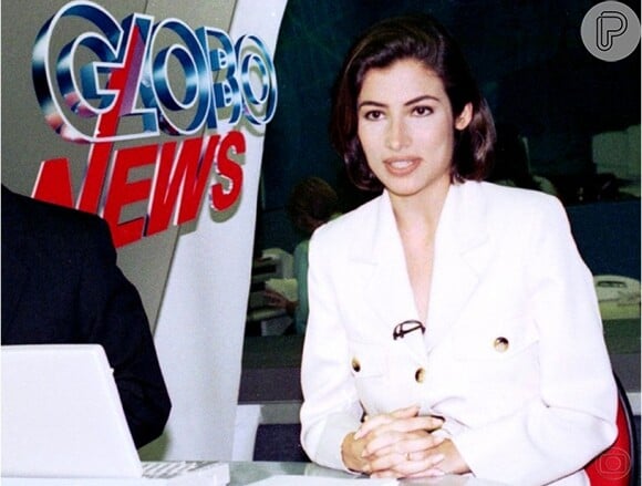 Renata Vasconcellos começou sua carreira na GloboNews