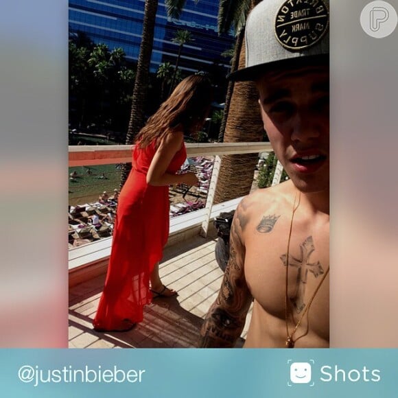 Justin Bieber publica foto em Las Vegas