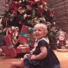 Eliana postou foto da filha, Manuela, para celebrar o Natal