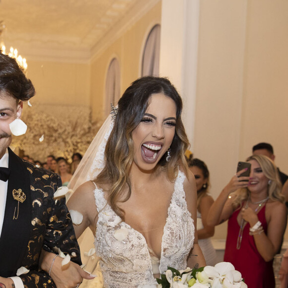 Gabi Brandt e Saulo Poncio se casam no Belmond Copacabana Palace, zona sul do Rio de Janeiro, na noite desta segunda-feira, 18 de janeiro de 2019