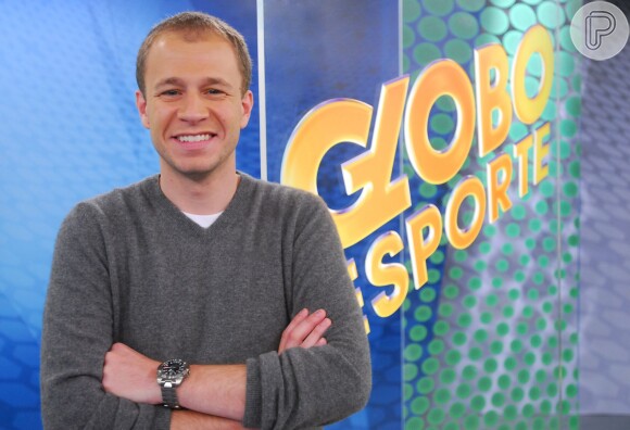 Tiago Leifert acumula duas funções na Globo. Uma delas é comentar eventos esportivos, principalmente pelo programa 'Globo Esporte'