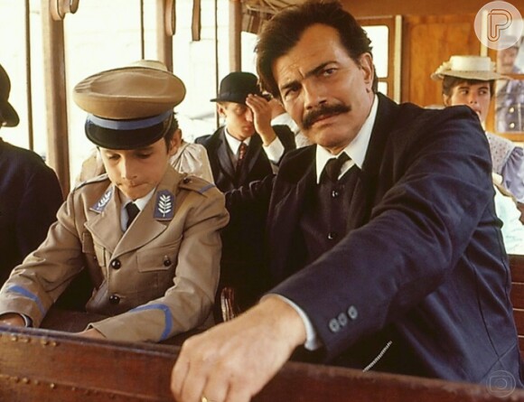 Caio Junqueira e Tarcísio Meira atuaram na série 'Desejo' (1990)
