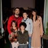 Marcos Mion e Suzanna Gullo são pais de Romeo, de 14 anos, de Donatella, de 10, e de Stefano, de 8