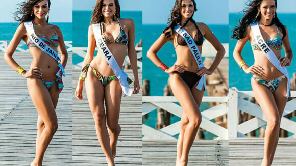 Candidatas ao Miss Brasil 2014 desfilam de biquíni em Fortaleza. Veja fotos!