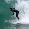 Romulo Neto mostrou habilidade em tarde de surf no Rio