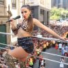 Anitta arrasou fantasiada de Bebel no Bloco das Poderosas, em 9 de março de 2019, no Rio de Janeiro