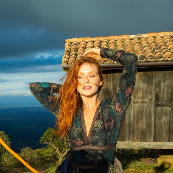 Marina Ruy Barbosa foi a estrela da campanha de outono-inverno da marca