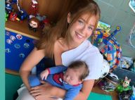 Marina Ruy Barbosa visita Luma Costa e família com o marido, Xande Negrão. Fotos