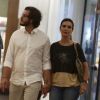 Fátima Bernardes e Túlio Gâdelha vão a shopping após deputado chegar no Rio de Janeiro