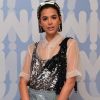 Bruna Marquezine revela não ter perfil fake no Instagram durante festa de lançamento da Miu Miu, nesta quarta-feira, dia 03 de abril de 2019
