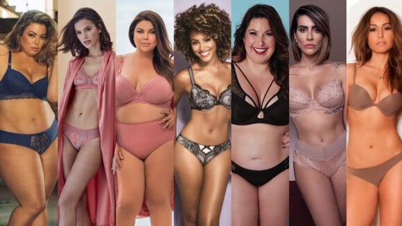 Poderosas! 50 fotos de famosas provam que a lingerie ideal é a que você quiser
