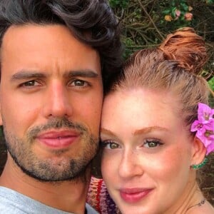 Marina Ruy Barbosa se declarou ao marido, Xande Negrão, ao comemorar 1 ano e 6 meses de casamento: 'Além do amor da minha vida, casei com meu melhor amigo. Que sorte a minha!'