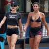Flávia Alessandra e a filha, Giulia Costa, se exercitaram juntas nesta quarta-feira, 1 de maio de 2019
