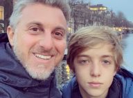 A cara da mãe ou do pai? Huck deixa fãs na dúvida ao postar foto com Joaquim