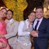Wesley Safadão e a mulher, Thyane Dantas, foram convidados para a festa de casamento do influencer