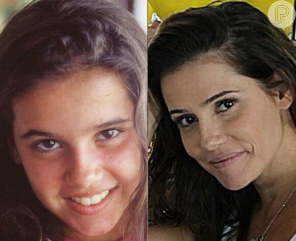Deborah Secco estreou na televisão aos 11 anos na novela 'Mico Preto' (1990), da TV Globo