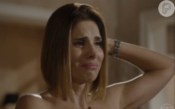 Helena Fernandes dá vida a Lucrécia na novela 'Malhação' e descobre um nódulo no seio na cena exibida nesta quinta-feira, 9 de outubro de 2014