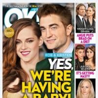 Kristen Stewart e Robert Pattinson: atriz está grávida, afirma revista americana