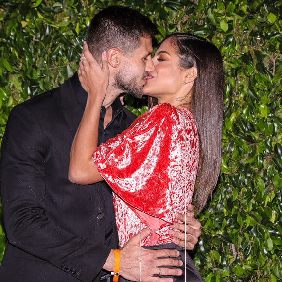 Casal fitness, Mari Gonzalez e Jonas Sulzbach dão beijão em lançamento de nova campanha publicitária da empresa Seara, no buffet Casa Fasano, em São Paulo, na noite desta quinta-feira, 06 de junho de 2019