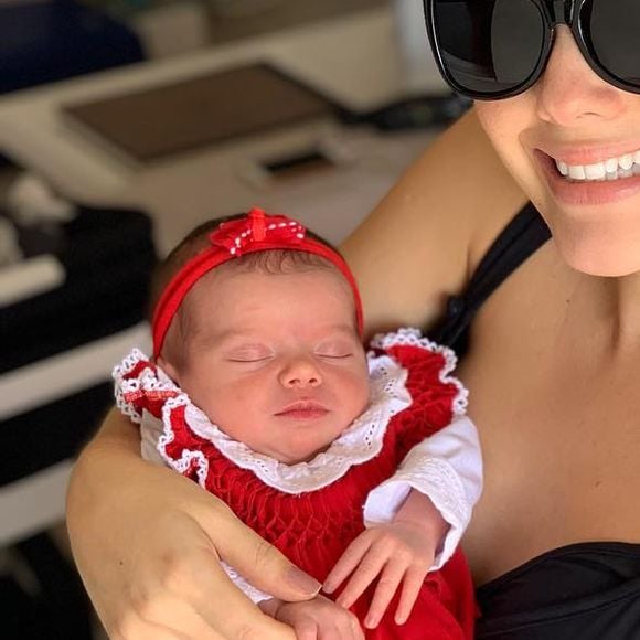 Thaeme Mariôto levou filha ao médico para consulta de rotina nesta sexta-feira, dia 06 de junho de 2019