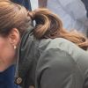 Kate Middleton usa rabo de cavalo baixo com pequena trançado em evento em Cumbria, no Reino Unido, nesta terça-feira, dia 11 de junho de 2019