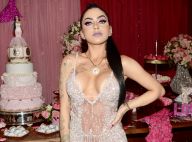 MC Mirella festeja 21 anos com tema da Barbie e investe em look transparente