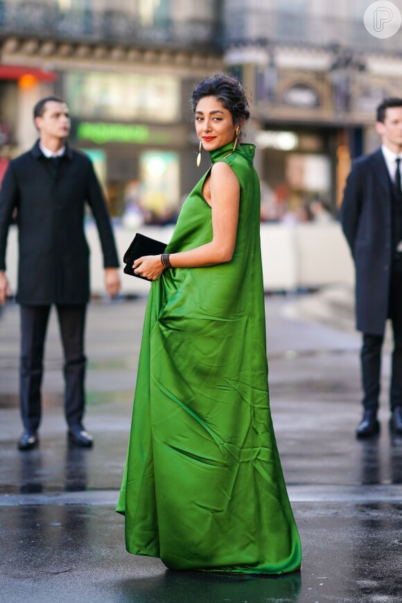 Vestido no inverno: o longo verde é um luxo