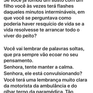 Angelica compartilha texto sobre maternidade após acidente do filho Benício