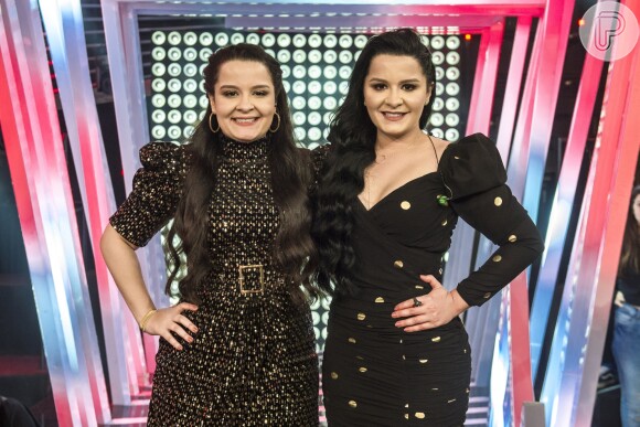 Maiara e Maraisa estão estreando como apresentadoras da TV Globo