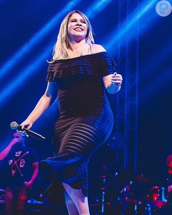Marilia Mendonça se apresentou em Araçatuba, em São Paulo, nesta sexta-feira, dia 05 de julho de 2019