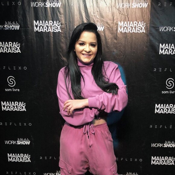 Maraisa aposta em look comfy com calça jogger em show neste domingo, dia 14 de julho de 2019