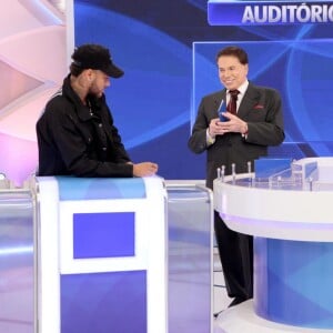 Neymar Jr. fez uma participação no 'Programa Silvio Santos'