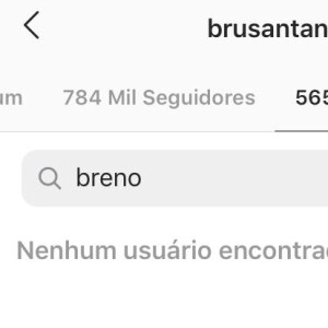 Bruna Santana deixa de seguir Breno César no Instagram