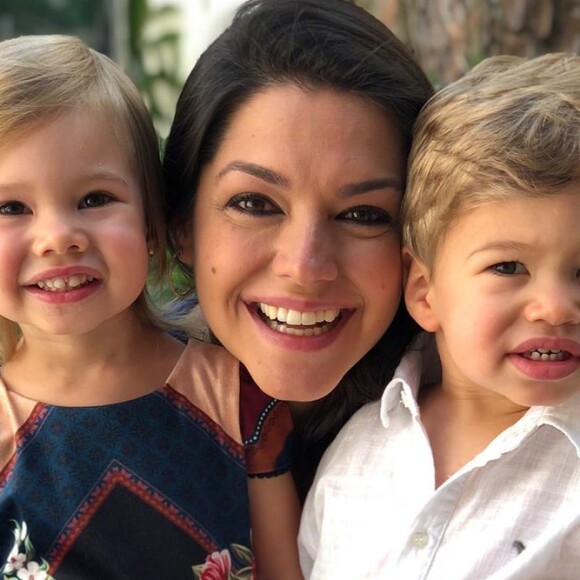 Thais Fersoza falou sobre a personalidade dos filhos, Melinda e Teodoro