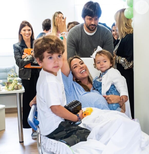 Patricia Abravanel deu à luz seu terceiro filho em abril de 2019