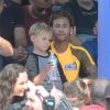 Neymar mostra carinho pelo filho, Davi Lucca, ao chegar em casa nesta quarta-feira, dia 07 de agosto de 2019
