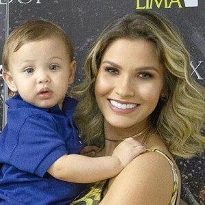 Mulher de Gusttavo Lima, Andressa Suita falou sobre a rotina com os filhos nesta terça-feira, 13 de agosto de 2019