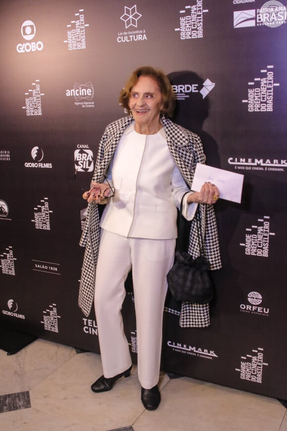 Laura Cardoso prestigia o Grande Prêmio do cinema Brasileiro, no teatro municipal, São Paulo, na noite desta quarta-feira, 14 de agosto de 2019