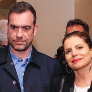 Déborah Bloch e o namorado, João Nuno Martins, prestigiam o Grande Prêmio do cinema Brasileiro, no teatro municipal, em São Paulo, na noite desta quarta-feira, 14 de agosto de 2019