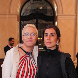 Maria Gadú e a mulher, Lua Leça, prestigiam o Grande Prêmio do cinema Brasileiro, no teatro municipal, em São Paulo, na noite desta quarta-feira, 14 de agosto de 2019