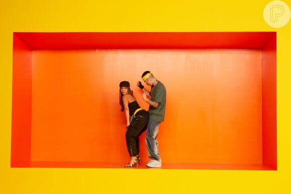Foto: Anitta brinca sobre partes íntimas de Kevinho: 'A gente que