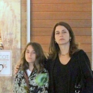 Claudia Abreu e a filha Felipa mostraram, além de traços em comum, terem estilos parecidos