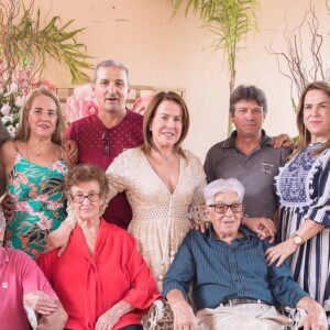 Zilu reuniu os irmãos em aniversário de 85 anos neste domingo, dia 01 de setembro de 2019