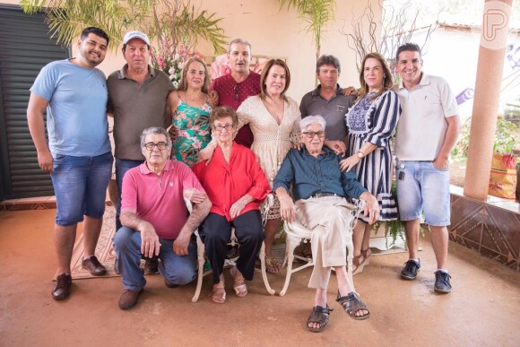 Zilu reuniu os irmãos em aniversário de 85 anos neste domingo, dia 01 de setembro de 2019